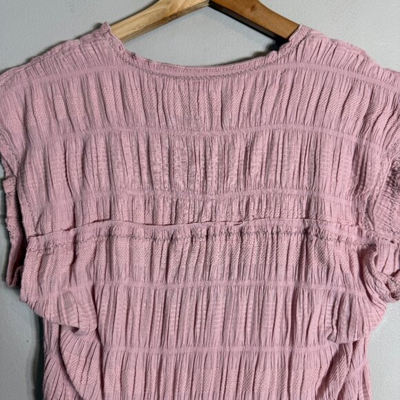 Free People Desert Dazed Midi Dress Women's Large Pale Mauve Boho Sleeveless NWT - Picture 12 of 15